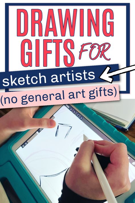 Drawing Gift Ideas - the perfect gifts for Christmas or birthdays for artists who love to draw! from sketching supplies to digital art tools, you're sure to find something for the artist in your life! Art Presents Ideas, Gifts For Drawing Artists, Art Gifts For Artists, Cool Art Supplies, Drawing Ideas For Teens, Christmas Gift Ideas For Teens, Presents For Artists, Drawing Gift Ideas, Christmas Presents For Teens