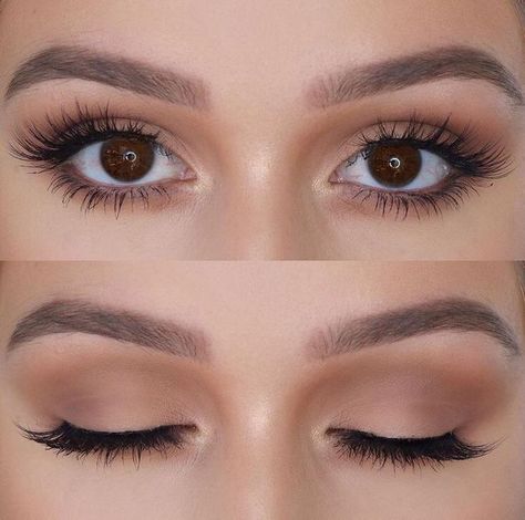 Mat Makeup, Natural Summer Makeup, Neutral Eye Makeup, Bentuk Alis, Wedding Hairstyles And Makeup, Mekap Mata, Video Makeup, Makeup Tip, Beautiful Eyelashes