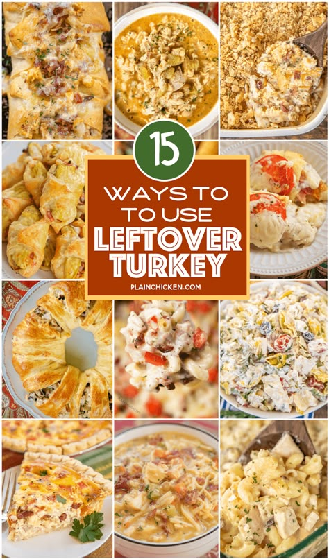 Turkey Leftover Recipes, Leftover Turkey Curry, Easy Leftover Turkey Recipes, Turkey Salad Recipe, Turkey Casserole Recipe, Leftover Turkey Casserole, Leftover Turkey Soup, Shredded Turkey, Thanksgiving Leftover Recipes