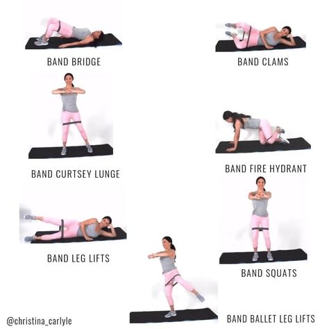 Resistance Band Exercises for Legs Band Leg Exercises, Exercises For Thighs, Static Exercises, Bands Exercises, Leg Workouts For Men, Leg Workout With Bands, Gym Workout Guide, Band Workouts, Best Resistance Bands