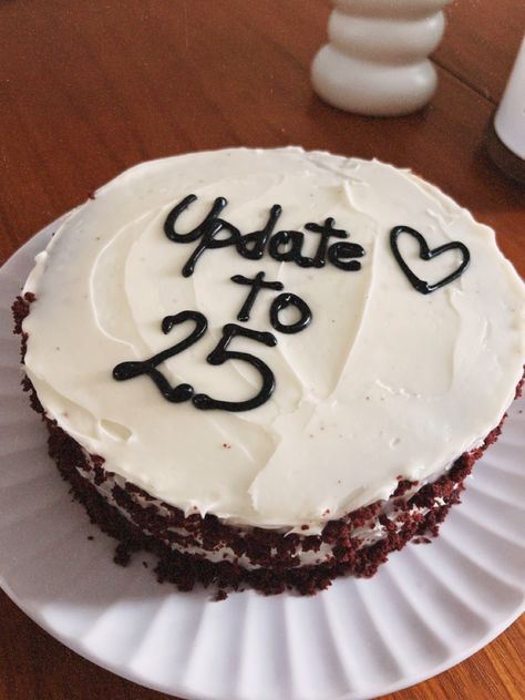 Birthday cake ideas, twenty five Cake Inspo, Birthday Cake Ideas, Birthday Meme, Cake Ideas, The Twenties, Birthday Cake, Cake, Birthday, Quick Saves