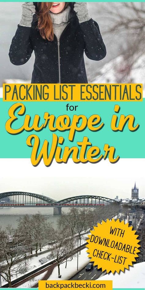 Packing Essentials: Packing List for Europe in Winter