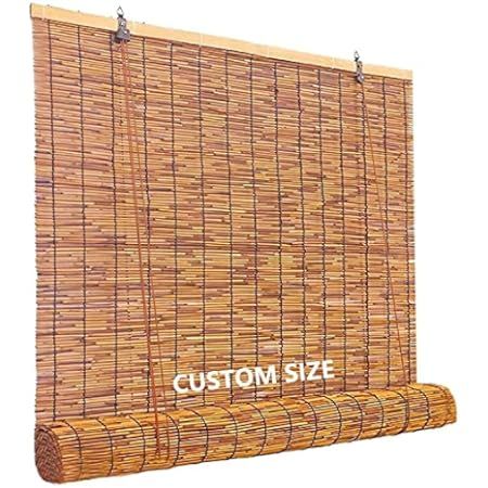 KDDFN Hand-woven Carbonised Reed Curtain, Balcony Divider, Straw Blinds, Bamboo Roller Blinds, Privacy Screen, Sun Protection, Breathable, with Lifter, for Outdoors / Indoors, Adjustable (100x120 cm) : Amazon.de: Home & Kitchen Reed Blinds, Bamboo Window Shades, Bamboo Roller Shades, Outdoor Roller Blinds, Bamboo Roller Blinds, Window Roller Shades, Patio Blinds, Bamboo Curtains, Blackout Roller Blinds