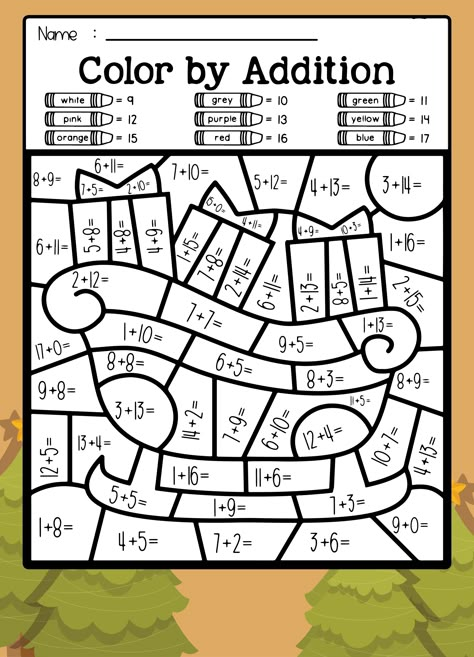 Printable Christmas Activities Kids Multiplication Coloring Worksheets, Addition Coloring Worksheet, Christmas Color By Number, Christmas Math Worksheets, Math Coloring Worksheets, Holiday Worksheets, 3rd Grade Math Worksheets, Adding And Subtracting Fractions, Addition And Subtraction Worksheets