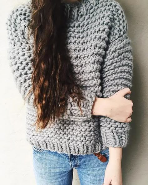 MUST MAKE! Don't miss this list of fab chunky knit sweater patterns. https://www.flaxandtwine.com/2017/09/best-chunky-knit-sweater-patterns/?utm_campaign=coschedule&utm_source=pinterest&utm_medium=Flax%20and%20Twine&utm_content=Sweater%20Weather-12%20Best%20Chunky%20Knit%20Sweater%20Patterns Knit Sweater Patterns, Chunky Sweater Pattern, Pull Grosse Maille, Chunky Knit Sweater Pattern, Crochet Sweater Free, Knitting Patterns Free Sweater, Sweater Patterns, Crochet Sweater Pattern Free, Jumper Knitting Pattern