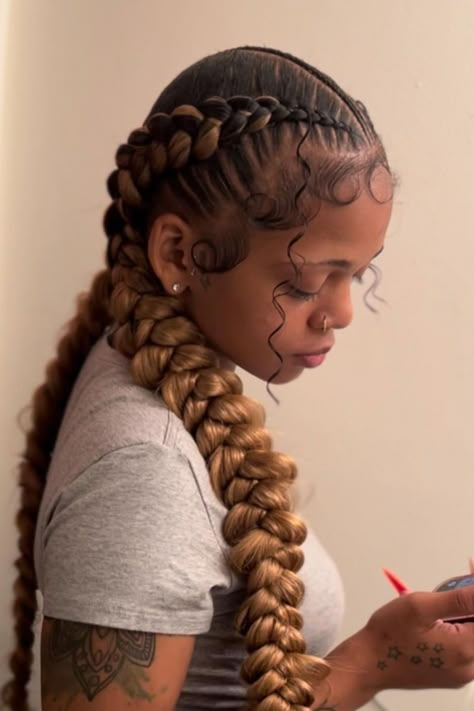 20 Trendy Butterfly Braid Hairstyles in 2023 Butterfly Dutch Braid, Braided Hairstyles One Braid, Dutch Braids For Black Women, Two Boho Feed In Braids, Butterfly Braid, Two Braid Hairstyles, Girly Vibes, Awesome Hairstyles, Dutch Braids