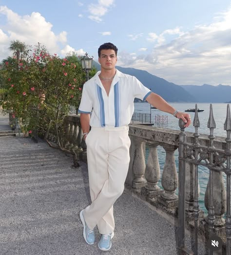 White Party Outfit Men, Dubai Men Outfit, Boracay Outfit, Old Money Aesthetics, Money Aesthetics, White Party Outfit, Party Outfit Men, Entrepreneur Fashion, Classy Outfits Men