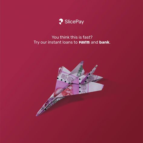 SlicePay Print Advert By Royart: Money Transfer to Bank and Paytm | Ads of the World™ Travel Insurance Creative Ads, Banking Creative Ads, Money Transfer Creative Ads, Money Transfer Ads, Money Creative Ads, Bank Ads Creative, Finance Creative Ads, Bank Creative Ads, Loan Ads