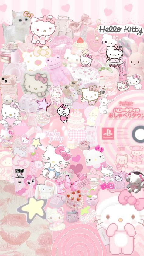 Pink Kitty Wallpaper, Hello Kitty Phone Wallpaper, Pink Cute Aesthetic, Hello Kitty Wallpapers, Baby Pink Wallpaper Iphone, Pink Hello Kitty Wallpaper Iphone, Hello Kitty Halloween Wallpaper, Cats Pink, Hello Kitty Imagenes