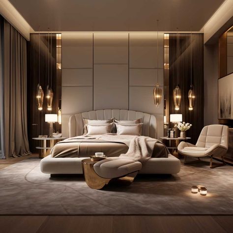 Deco House, Wallpaper Luxury, Luxury Home Accessories, Luxury Bedroom Decor, Bedroom Interior Design Luxury, Art Deco Bedroom, Deco Bedroom, Design Salon, Luxury Bedroom Master