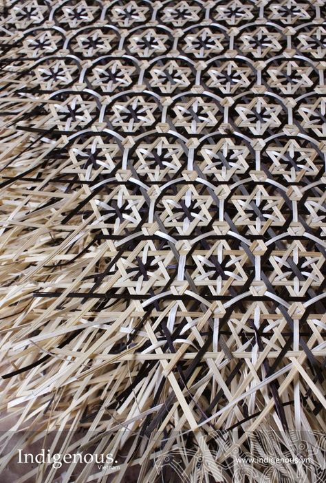 Bamboo Weaving | by Indigenous Vietnam Weaving Craft, Bamboo Architecture, Bamboo Art, Diy Event, Bamboo Crafts, Paper Weaving, Bamboo Weaving, Bamboo Design, Weaving Art