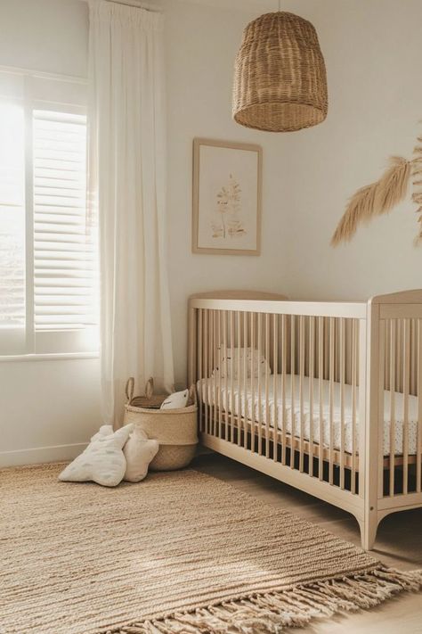 Welcome guests with a stylish and inviting neutral entryway. Combine soft hues of beige and white with natural wood elements for a warm and welcoming first impression. 🚪🌿✨ #NeutralEntryway #WelcomingSpaces #HomeDecor #FirstImpressions Neutral Entryway, Beige Nursery, Baby Zimmer, Baby Room Inspiration, Nursery Baby Room, Hello Baby, Double Bedroom, First Impression, Baby Nursery