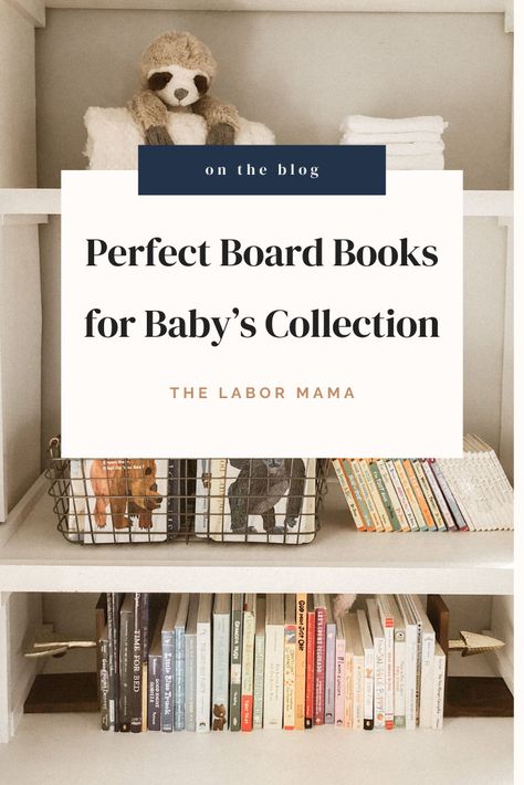 Build your baby's first library with these must-have board books! This post highlights 24 essential books for babies that are perfect for storytime and bonding. From beloved classics to modern favorites, these books will become staples in your nursery. Visit thelabormama.com for the complete list and see why these books are a hit with parents and babies alike. Don’t miss out—check it out today! Nursery Bookshelf Ideas, Affordable Nursery, Best Baby Book, Books For Babies, Nursery Book, Simple Nursery, Board Books For Babies, Nursery Bookshelf, Puppy Snuggles