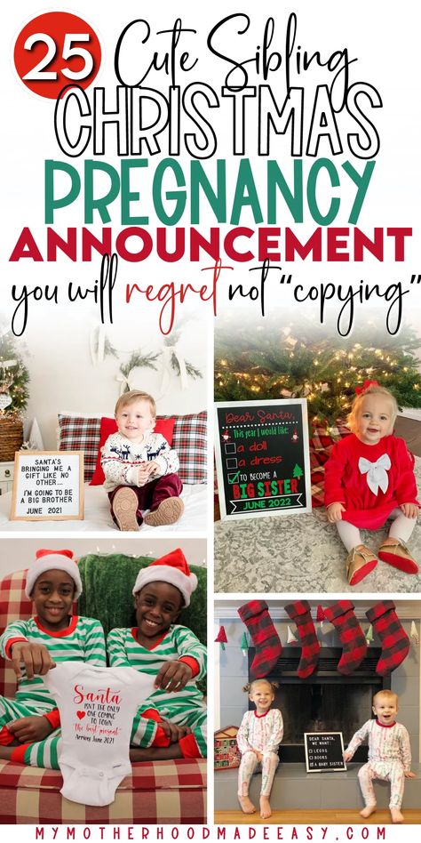 Sibling Christmas Pregnancy Announcement Ideas Looking for Christmas Pregnancy Announcement Ideas? Check out our list of Christmas Pregnancy Announcement Ideas that You'll Totally wanna copy! Read more. Xmas Baby Announcement, Christmas Pregnancy Announcement Photoshoot, Baby Announcing Ideas Christmas, Christmas Card Baby Announcement, Christmas Baby Announcement Second Child, Baby Christmas Announcement, December Pregnancy Announcement, Pregnancy Christmas Card, Pregnancy Announcement Christmas Card