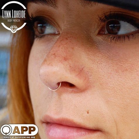 Subtle Septum Piercing, Dainty Septum Piercing, Tiny Septum Piercing, Wanted Tattoo, Dainty Septum, Septum Piercing Men, Sensitive Ears Earrings, Marquesan Tattoos, Medusa Piercing