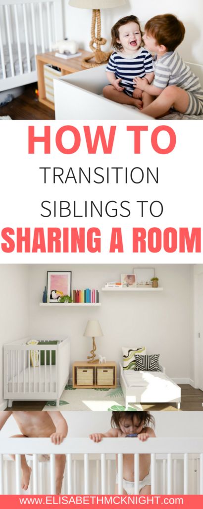 Montessori Sibling Bedroom, Crib And Toddler Bed Shared Room Boy, 2 Cribs Small Room, Turning One Bedroom Into Two, Sharing Room Ideas Sibling Small Spaces, Siblings Sharing Bedroom Brother Sister, Shared Gender Bedroom, Shared Room Toddler And Baby, Toddler And Kid Shared Room