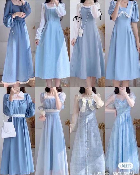 Cute Korean Dresses Girly, Dress Outfits Korean Style, Cute Korean Outfits Dresses, Korean Dress Outfit, Korean Dress Style, Cute Korean Dresses, Dress Outfits Korean, Shopee Outfit, Modest Girly Outfits