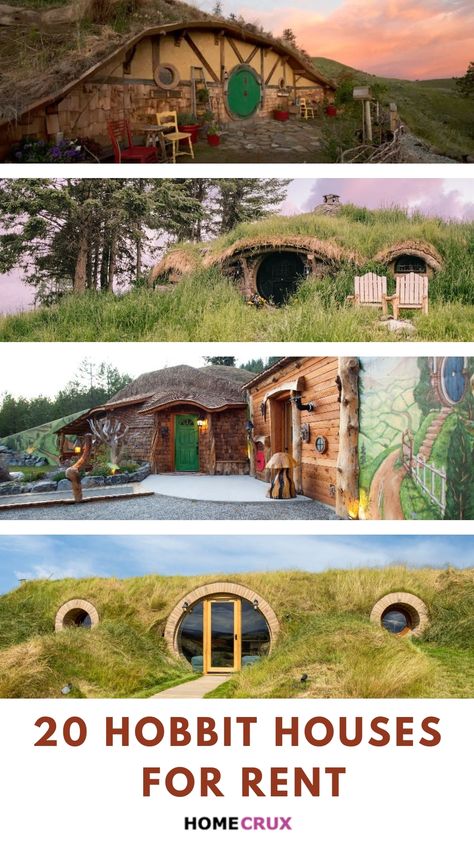 Hobbit Home Rentals for Your Next Adventure Hobbit House Floor Plans, Hobbit Inspired House, Hobbit House Kit, Hobbit Houses Diy, Hobbit House Plans, Forest Lounge, Hobbit House Interior, Sod House, Hobbit Homes