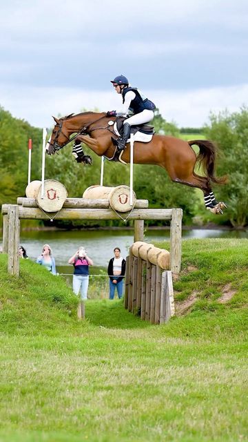 Ben Clark on Instagram: "@kristinahalljackson & IGOR B flying over my favourite cross country fence at the NAF Five Star International Hartpury Horse Trials yesterday! . . . . #eventing #equestrian #crosscountry #horse #horseriding #horsesofinstagram #horses_of_instagram" Crosscountry Horse, Horse Cross Country, Sarah Stone, Hunter Jumper Horses, Cross County, Cross Country Jumps, Horse Riding Quotes, Show Jumping Horses, Horse Trials