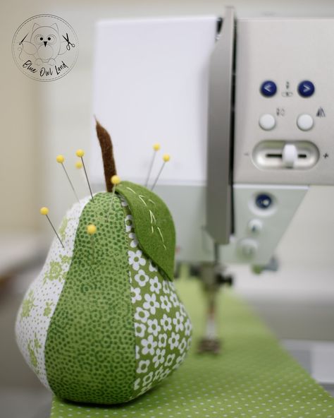 BUNDLE: APPLE \u0026 PEAR sewing patterns tutorials. apple pear pattern. apple pear pincushion pattern. sewing pdf tutorial. ©BlueOwlLand