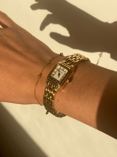 Small Watches Women, Gold Watches For Women, Vintage Gold Watch, Gold Watches, Vintage Watches Women, Gold Watches Women, Watches For Women, Dope Jewelry, Classy Jewelry