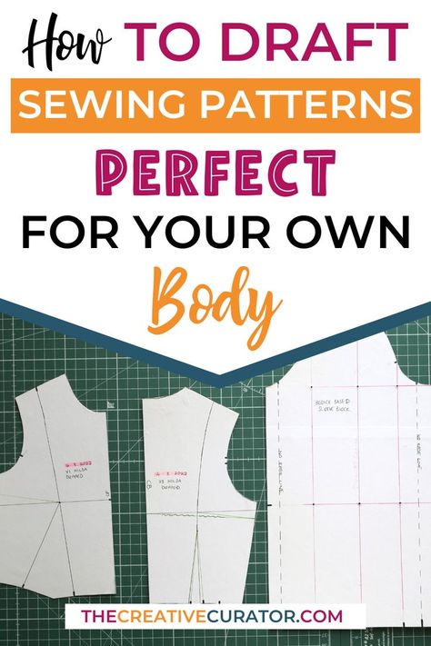 Drafting Your Own Sewing Patterns, How To Alter Sewing Patterns, Sewing Project Ideas Clothes, How To Draft Patterns, Sewing Bodice Pattern, Self Drafting Patterns, Adjusting Sewing Patterns, Fitted Top Sewing Pattern, Bodice Sewing Pattern Free