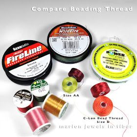 Compare Beading Thread, KO, Miyuki, C-Lon Bead Thread, FireLine, WildFire & PowerPro Beading Tips, Jewelry Basics, Seed Bead Tutorials, Bead Tips, Bead Tutorials, Beading Thread, Basic Jewelry, Beading Tools, Beading Techniques