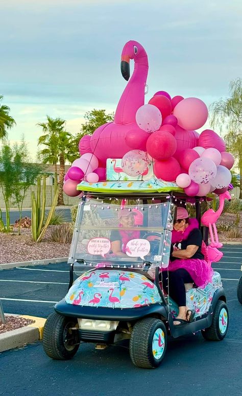 Golf Cart Decorating Ideas, Cart Decorating Ideas, Golf Cart Parade, Golf Cart Decorations, Golf Cart Ideas, Mardi Gras Float, Boat Parade, Cart Ideas, Cart Decor