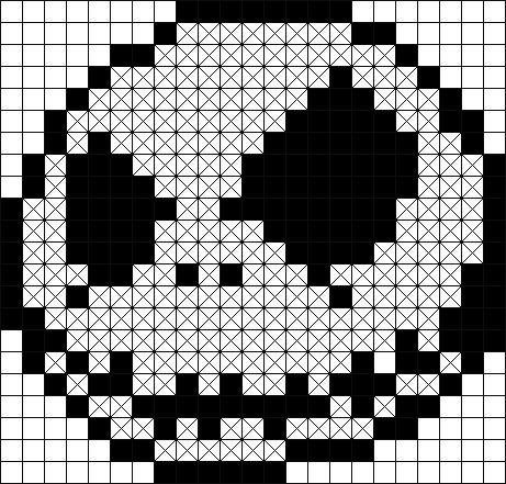 Perler Bead Patterns Nightmare Before, Jack Skellington Perler Bead Pattern, Pixel Art The Nightmare Before Christmas, Pixel Art Pattern Nightmare Before Christmas, Perler Nightmare Before Christmas, Jack Skellington Cross Stitch Pattern, Nightmare Before Christmas Hama Beads, Perler Bead Nightmare Before Christmas, Pixel Art Nightmare Before Christmas