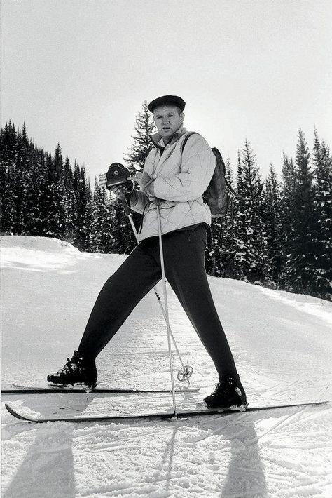 Warren Miller, Ski Bum Turned Filmmaker, Is Dead at 93 - The New York Times Skiing In Canada, Warren Miller, Ski Canada, Sunshine Village, Quote Photo, Vintage Ski Posters, Apres Ski Party, Norwegian Knitting, Ski Bums