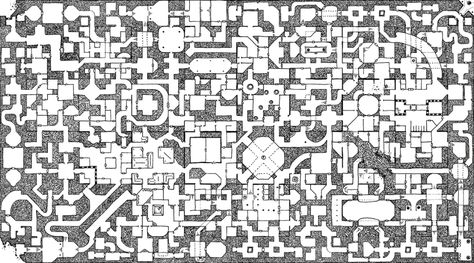 Let’s Build a Low-Prep Mega Dungeon: Part 1 | by Kevin Whitaker | Medium Dnd Encounters, Mouse Guard, Tabletop Games Miniatures, Building Map, D D Monsters, Tabletop Rpg Maps, Map Pictures, Fantasy Maps, Dungeon Maps