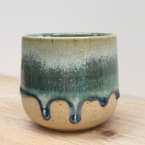 Michelle van Andel on Instagram: “Glazed with Amaco Satin Oribe over Mayco Alabaster. Clay body is G&S 933. Such a beautiful autumn colours! I wasn't looking for drips, but…” Amaco Satin Oribe Glaze Combinations, Glazes For Pottery Amaco, Mayco Alabaster Glaze Combinations, Satin Oribe Glaze Combinations, Alabaster Glaze Combinations, Amaco Satin Oribe, Triskel Pottery, Mayco Alabaster, Mayco Stoneware Glaze Combinations