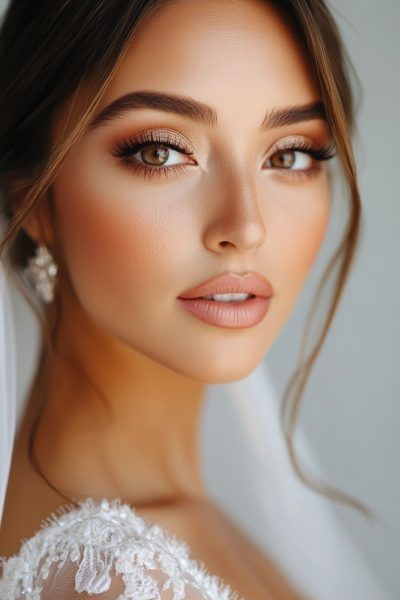 15 Stunning Fall Wedding Makeup Ideas For Brides Make Up Glam Look, Gala Makeup Looks Blue Eyes, Photoshoot Makeup Ideas Natural, Soft Glam Formal Makeup, Makeup Trends 2024, Model Makeup Photoshoot, Photoshoot Makeup Ideas, Gala Makeup, Make Up Sposa