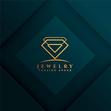 Abstract diamond jewelry logo symbol tem... | Free Vector #Freepik #freevector #diamond #jewel #diamond-logo #precious Diamond Logo Design, Jewelry Poster, Jewel Logo, Photography Tips Iphone, Jewelry Store Design, Graphic Design Quotes, Diamond Logo, Golden Logo, Photoshop Ideas