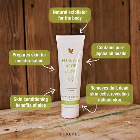 Forever Aloe Scrub Benefits, Aloe Scrub, Flp Products, Le Mal A Dit, Aloe Vera Gel Forever, Best Overnight Oats, Aloe Vera Gelly, Natural Face Scrub, Best Overnight Oats Recipe