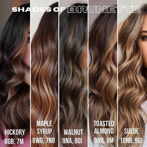 Redken on Instagram: "Save this Shades EQ #brunetteformula breakdown by @sarabotsfordhair 🇺🇸 to reference on your next client. 🤎 Sara says: "Remember, your result will be influenced by the starting canvas you are putting the formula on." #HairLovesShadesEQ" Redken Shades Eq Level 8 Blonde, Balayage With Formulas, Redkin Eq Shades Formulas Caramel, Redken Shades Eq Formulas Balayage, Hair Glaze Brunette, Toner Formulas Redken, Brunette Hair Glaze, Hair Toner Colors Brunette, Dark Blonde Shades Eq Formula