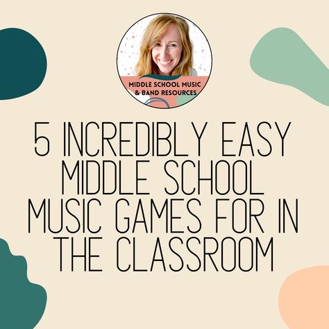 5 Incredibly Easy Middle School Music Games for the Classroom Middle School General Music Lessons, Rhythm Activities For Middle School, Games For Music Classroom, Music Middle School, Music Appreciation For Middle School, Choir Classroom Decor Middle School, Middle School Choir Lesson Plans, End Of Year Music Class Activities, Music Lesson Plans Middle School