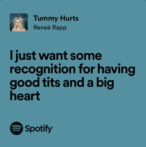 Hurt Lyrics, Renne Rapp, Renee Rap, Good Lyrics, Tummy Hurts, Renee Rapp, Rap Quotes, Meaningful Lyrics, Rap Lyrics