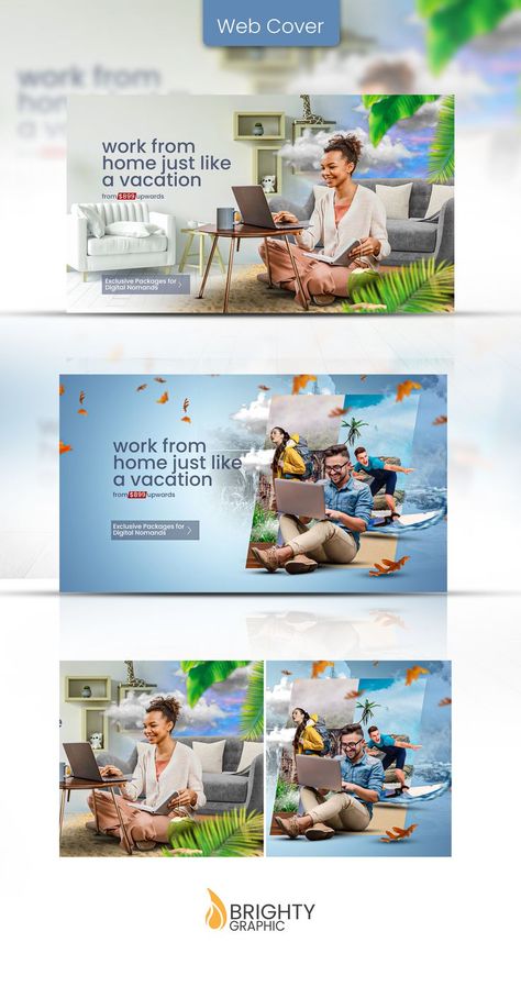 web banner /website cover design for travelling website Banner Website, Event Layout, Brochure Cover Design, Website Banner Design, Agency Website Design, Travel Creative, Banner Design Layout, Creative Banners, Banner Design Inspiration