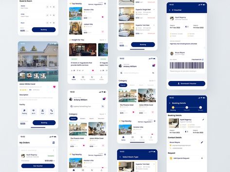 Hotel Booking Mobile App :: Behance Booking App Design, Hotel Booking App, Hotel App, Real Estate Website Design, Ux App Design, Ui Ux App, Book Hotel, Booking App, Hotel Booking