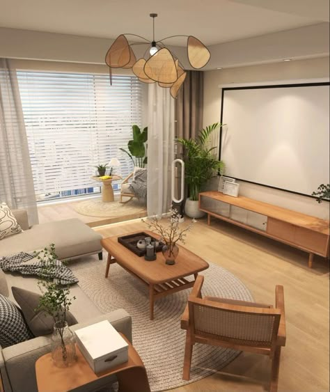 Minimal Condo Living Room, Japanese Minimal Interior Design, Living Room Decor Japanese Style, Japan Style Interior Living Rooms, Japanes Style Living Room, Japanese Inspired Home Interior, Muji Room Design, Living Room Ideas Japanese Style, Apartment Living Room Japandi