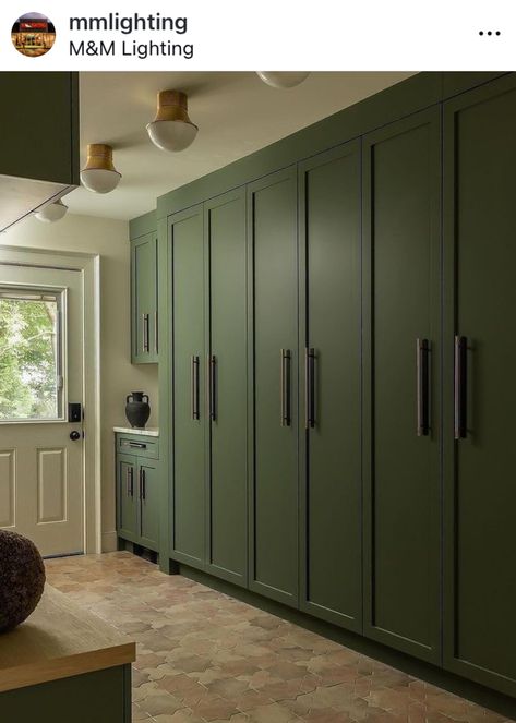 Green Cupboards Bedroom, Dark Green Cupboards, Dark Green Kitchen Cabinets, Green Cupboard, Dark Green Kitchen, Color Furniture, Bedroom Cupboards, Room Things, Green Kitchen Cabinets