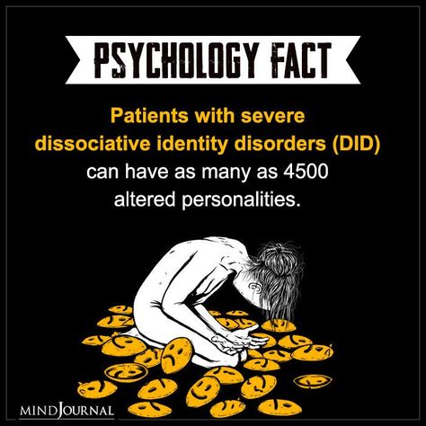 Disassociative Identity, Disassociative Identity Disorder, Mind Blow, Psychology Tricks, Facts Psychology, Reading People, Psychology Topics, Psychology Notes, Human Psychology