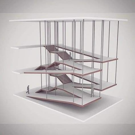 Ramps Architecture, Conceptual Model, Ramp Design, Model Architecture, Stairs Architecture, Architectural Model, School Campus, Arch Model, Top Architects