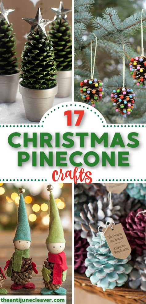 Christmas Pine Cone Crafts, Christmas Pinecone Crafts, Diy Ornaments Kids, Christmas Crafts Diy Kids, Crafts Christmas Diy, Pinecone Crafts Kids, Pinecone Crafts Christmas, Kids Christmas Crafts Easy, Kids Christmas Crafts