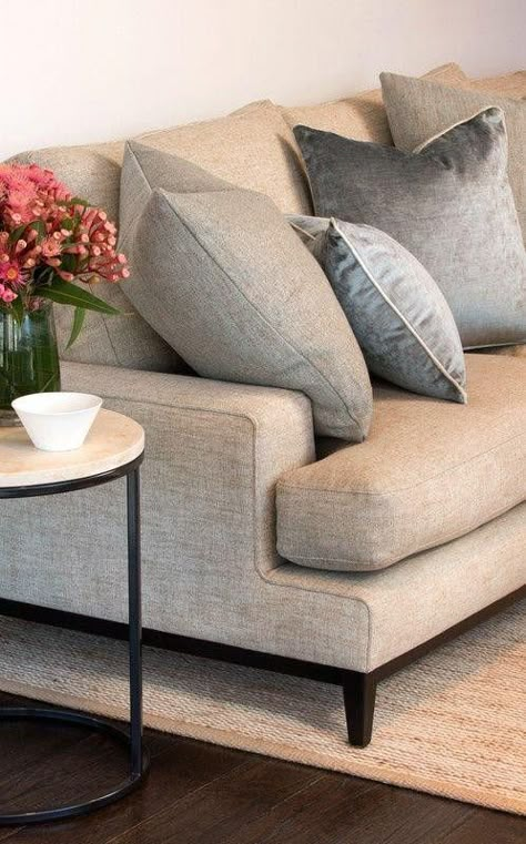 Sofa Colour, Beige Home, Luxury Living Room Decor, Elegant Living Room Decor, Synthetic Fibres, Living Room Sofa Design, Living Room Design Decor, Elegant Living Room, Buy Home