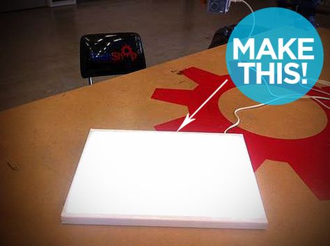 IKEA Hack: How to Make a DIY Lightbox for Tracing on the Cheap Ikea Light Box Hack, Tracing Light Box Diy, Diy Lightbox For Tracing, Diy Light Board, Diy Tracing Light Board, How To Make A Light Box Diy, Led Light Box Ideas, Diy Light Box For Tracing, Light Table Diy