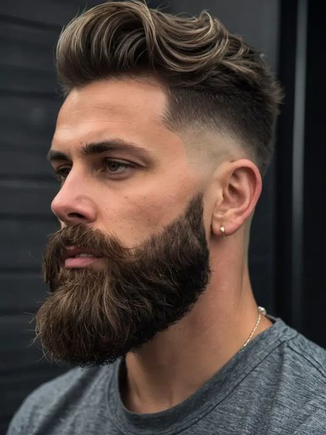 Sponge Curls, Black Beard Styles, Mens Beard Styles Short, Faded Beard, Hair Styal, Top Knot Men, Medium Beard Styles, Faded Beard Styles, Long Mustache