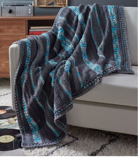 Stars in Your Eyes Free Crochet Afghan Pattern Crochet Blanket Lace, Motifs Afghans, Crochet Throws, Stars In Your Eyes, Crochet Afghan Patterns Free, Crochet Simple, Manta Crochet, Afghan Patterns, Afghan Pattern