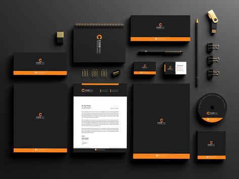 Stationery Design Inspiration, Corporate Stationery, Stationary Branding, Inspiration Logo Design, Corporate Office Design, Fitness Logo Design, Business Identity, Corporate Identity Design, Identity Design Logo